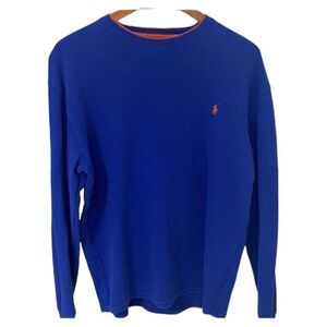 Polo by Ralph Lauren Size: XL Long sleeves with ribbed cuffs. Ribbed crewneck.